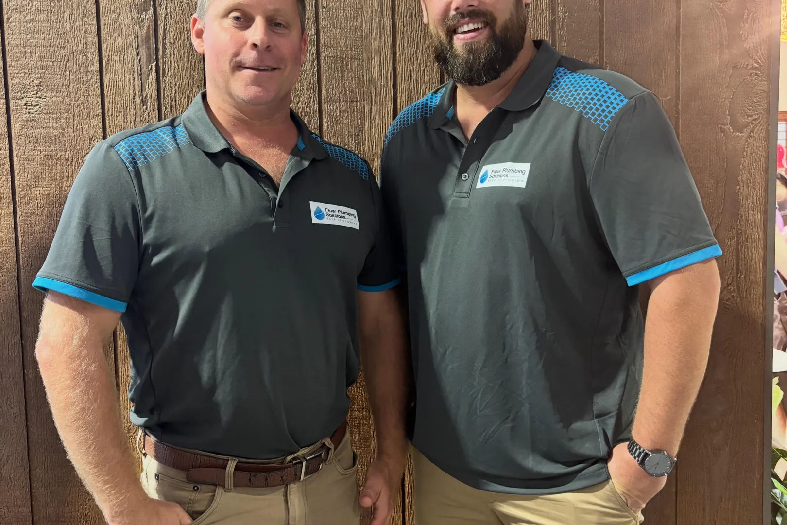 The owners of Flow Plumbing Solutions